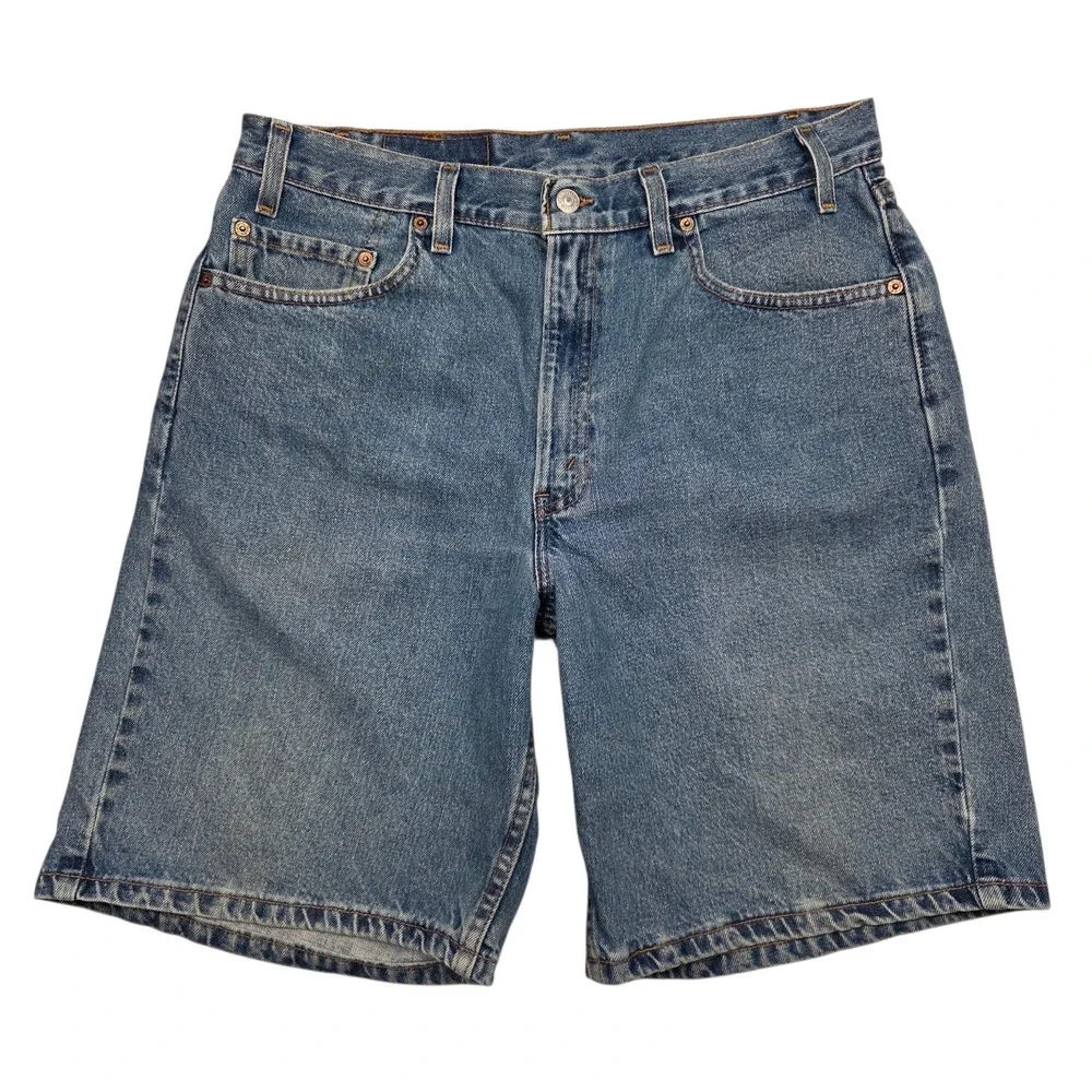 Vtg‎ Levi's 550 Made in USA Denim Relaxed Fit Shorts Mens 36 Fits 34 Y2K 2000